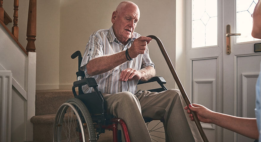Better Stroke Rehab – man in wheelchair